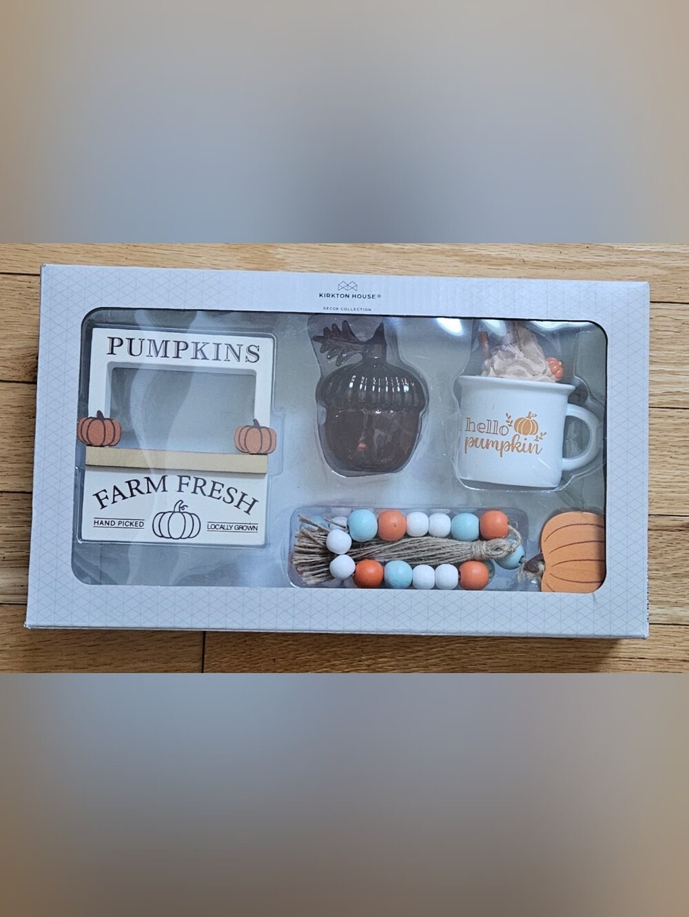 Hello Pumpkin Fall Table Or Tray Decor Set Kirkton House
